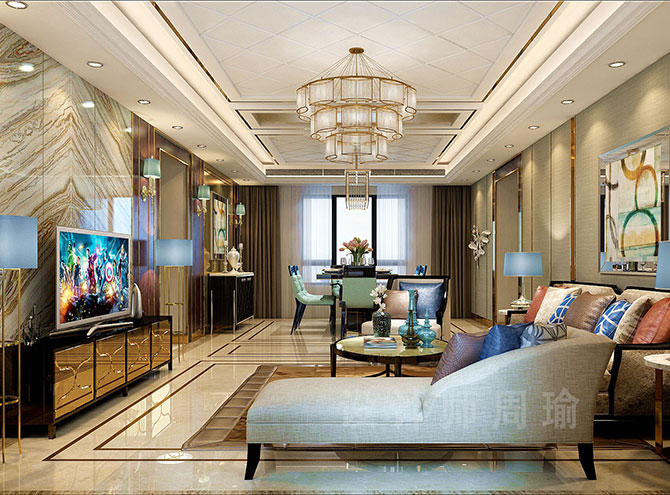 韩国人操粉嫩的逼世纪江尚三室两厅168平装修设计效果欣赏